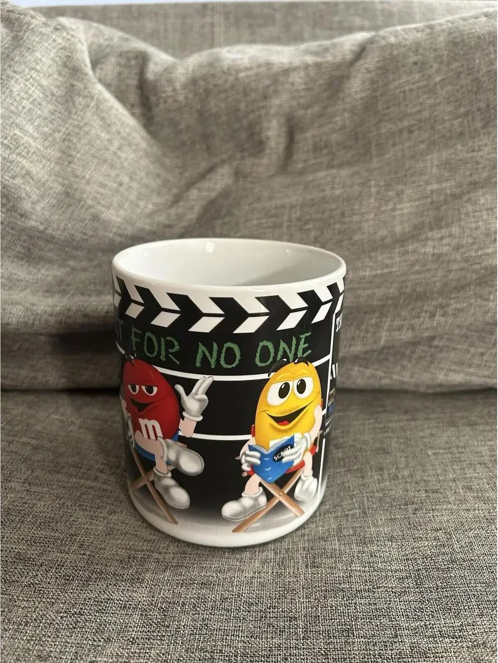 M&M Coffee Mug I Melt For No One Movie Director Ceramic XL Cup